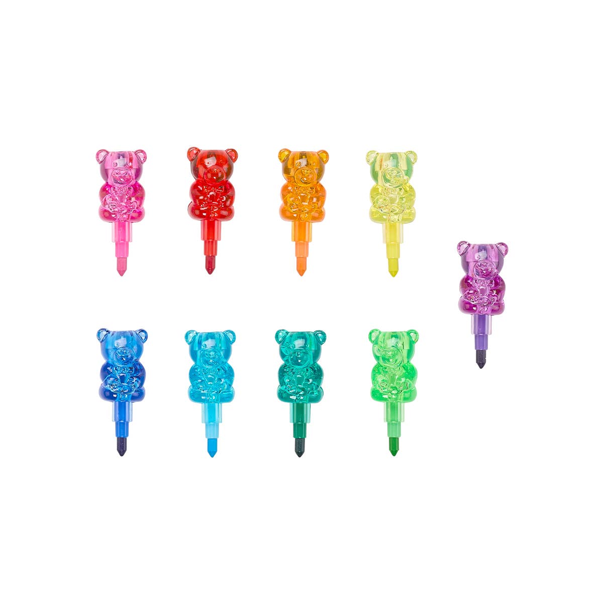 Bunch O' Bears: Gummy Bear Stacking Crayons (Tub of 24 Stick