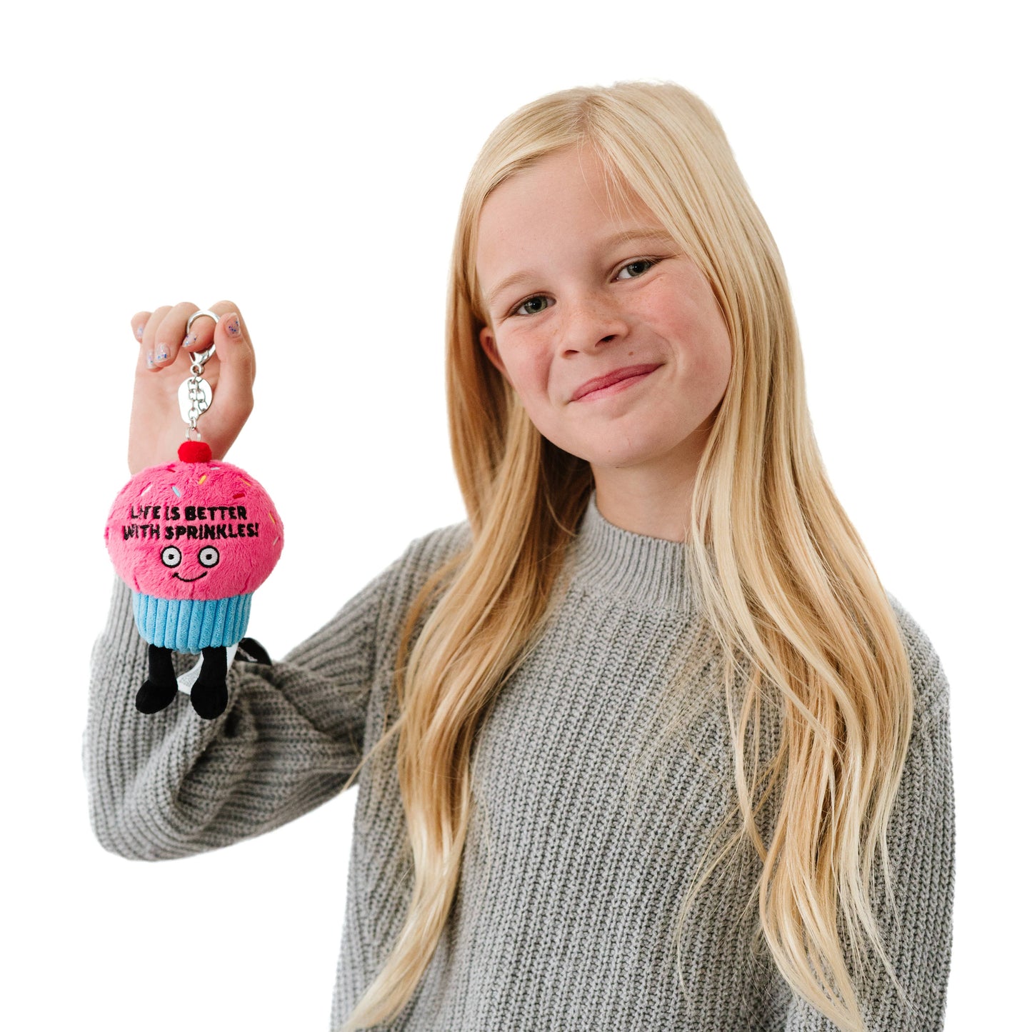 Cute Plush Cupcake Bag Charm Soft Cuddly Toy Funny Gift