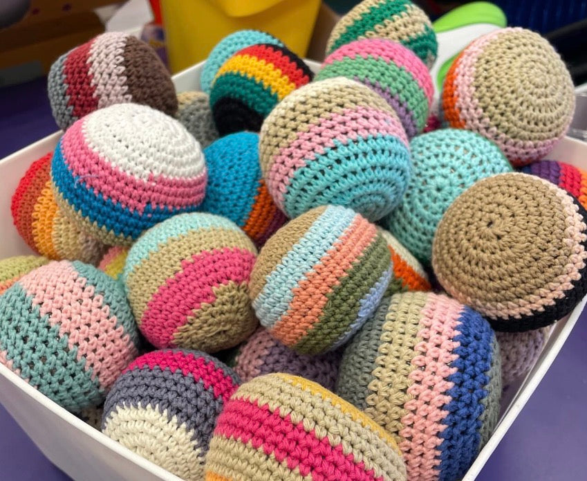 Crocheted Foot Bag
