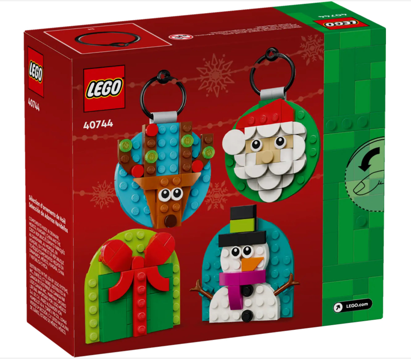 LEGO Christmas Ornament Selection