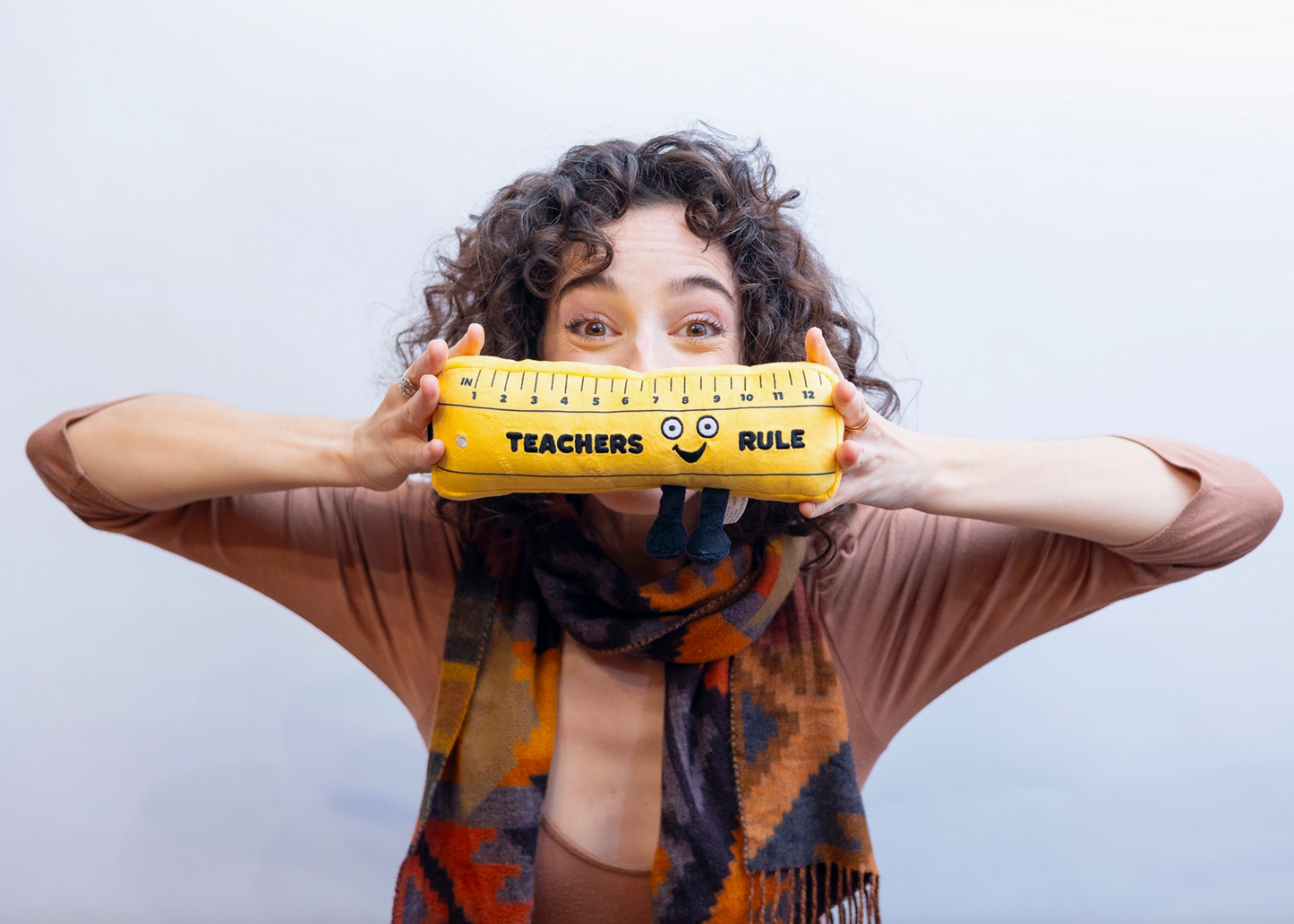 Teachers Rule Plush Ruler