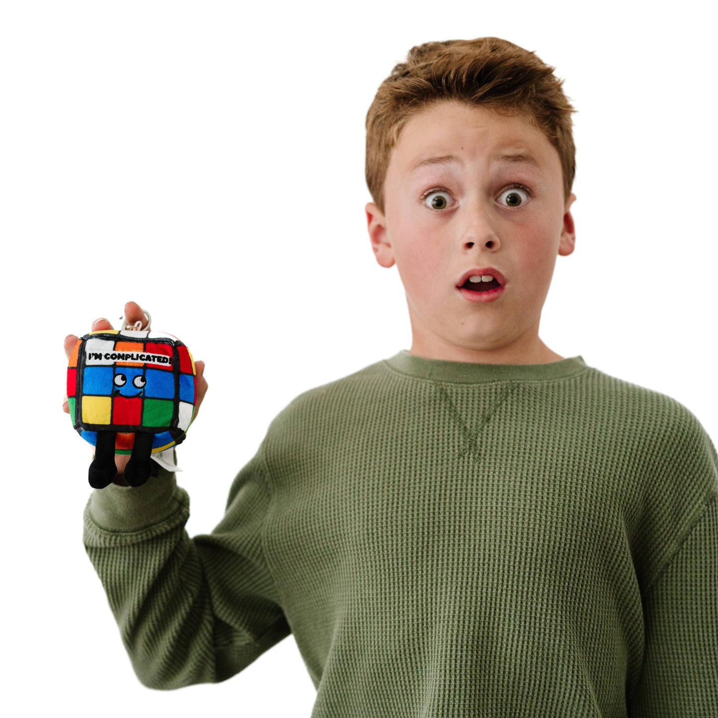 Cube Plush Plush Bag Charm Soft Cuddly Toy Funny Cute Gift