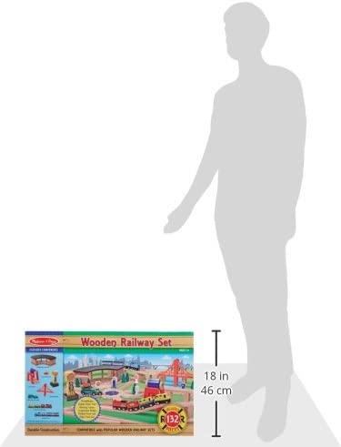 Wooden Railway Train Set