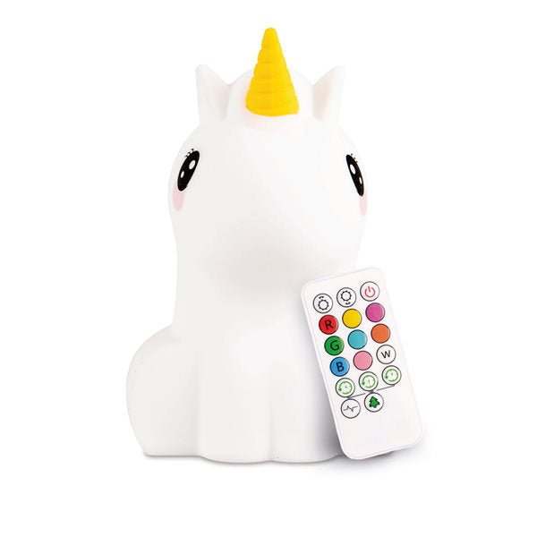 Lumipetsgö¼-½ Unicorn with Remote - Children's Nursery Touch Night Light