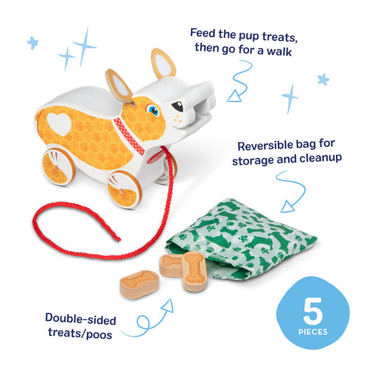 Feed, Walk & Poo Pup Play Set