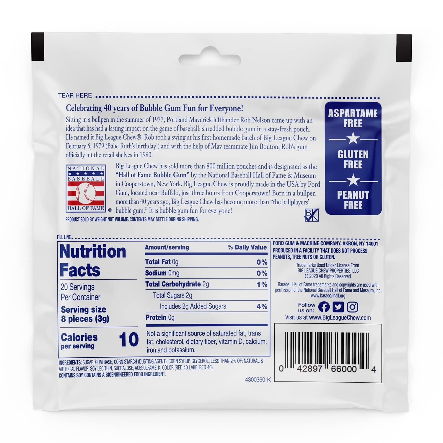 Big League Chew Original