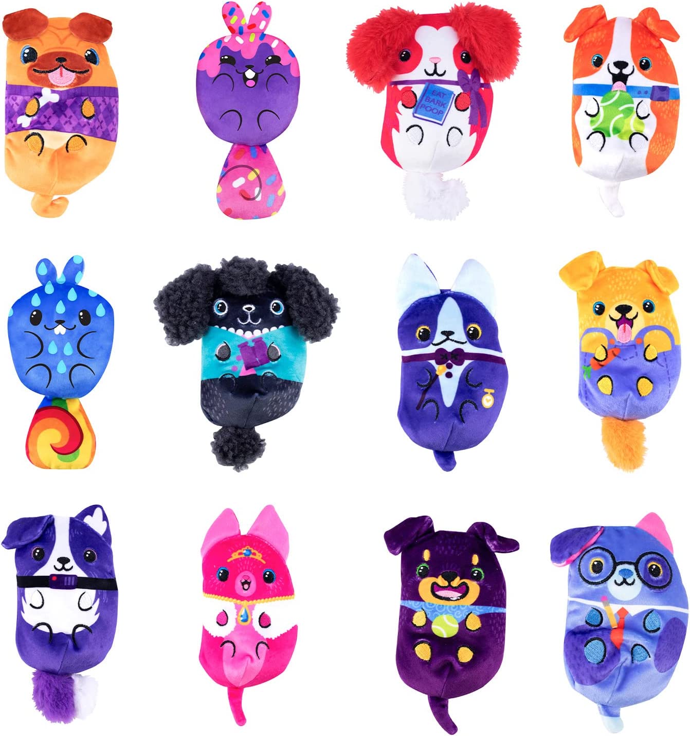 Dogs Vs Squirls 4in Plush Blind Bag