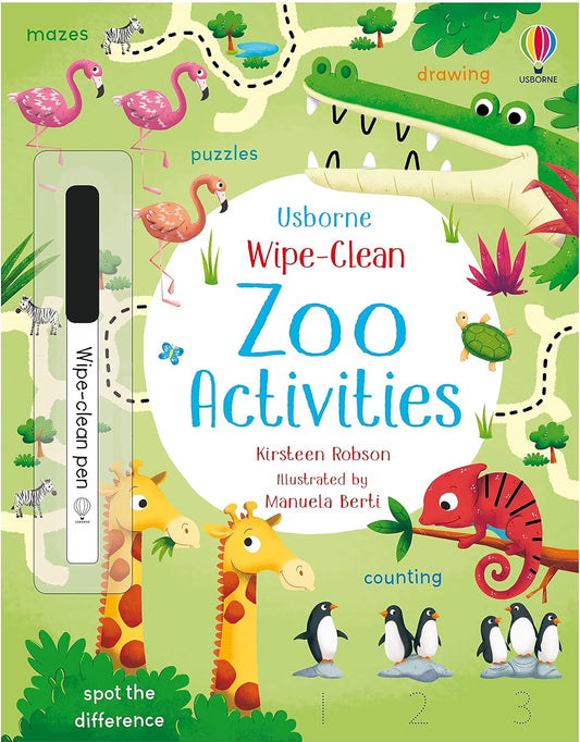 Wipe Clean Zoo Activities