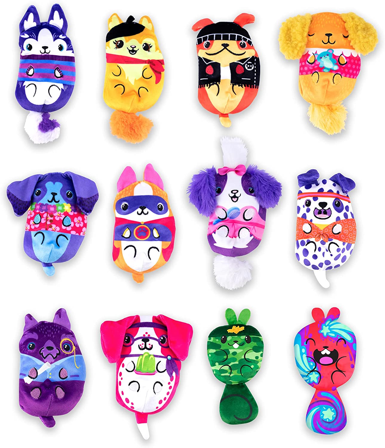 Dogs Vs Squirls 4in Plush Blind Bag