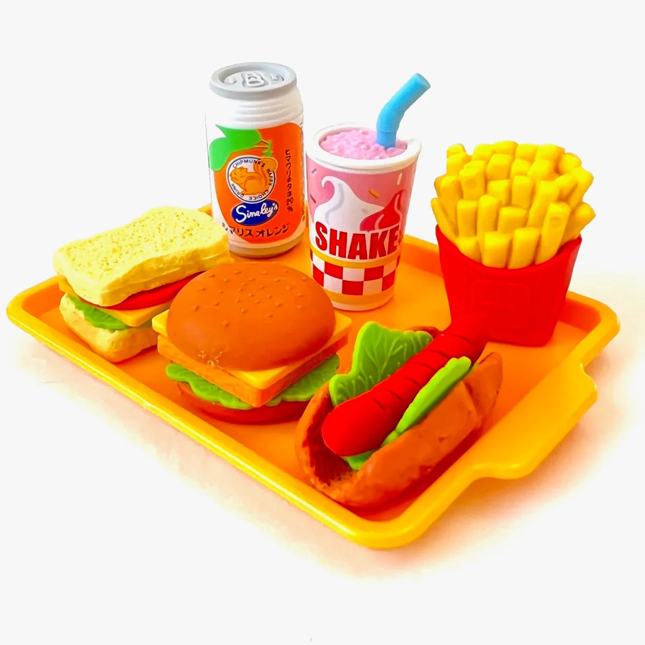 Fast Food Eraser Card Set