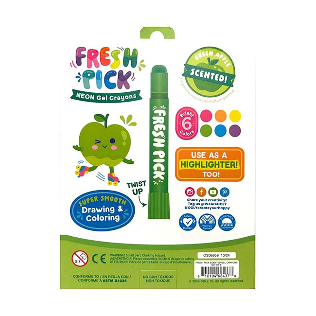 Fresh Pick Apple Gel Crayons