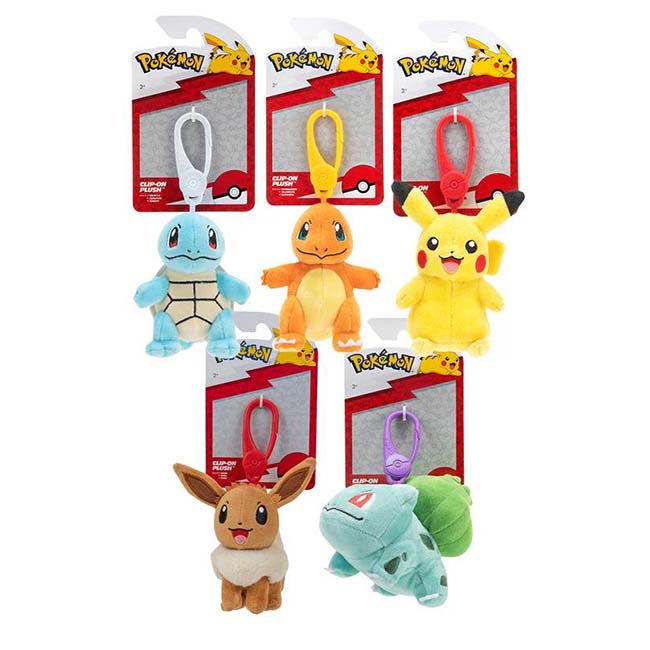 Pokemon Clip-on Plush