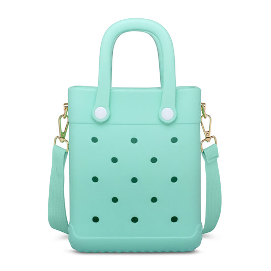Mint Green Charm Tote