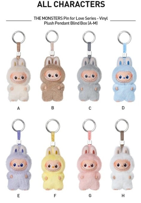 Labubu Pin for Love a to M Blind Box Series