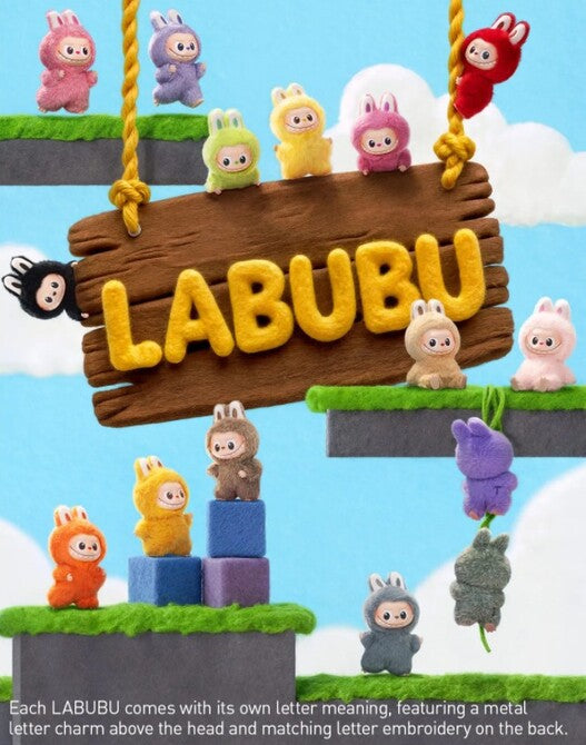 Labubu Pin for Love N to Z Blind Box Series