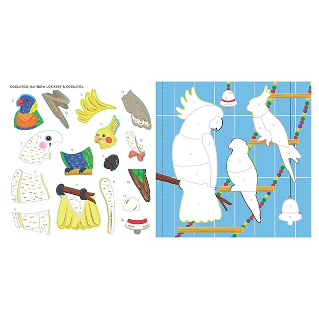 My First Color-by-Sticker Book Pets