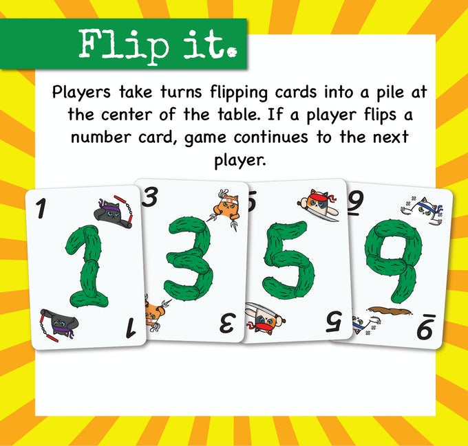 Ninja Cat Cucumber Attack