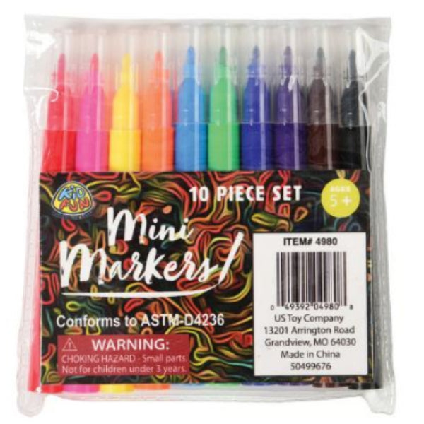 Mini Markers 10 Pc