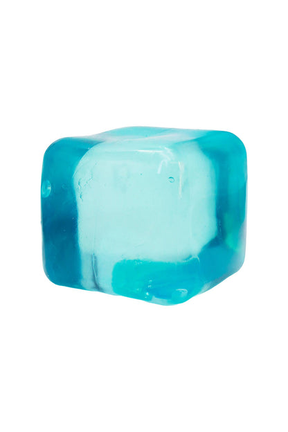 Clear Solid Cube Thick Maltose Putty Filled Squishy