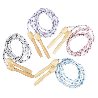 JUMP ROPE WOODEN HANDLE 7 FT