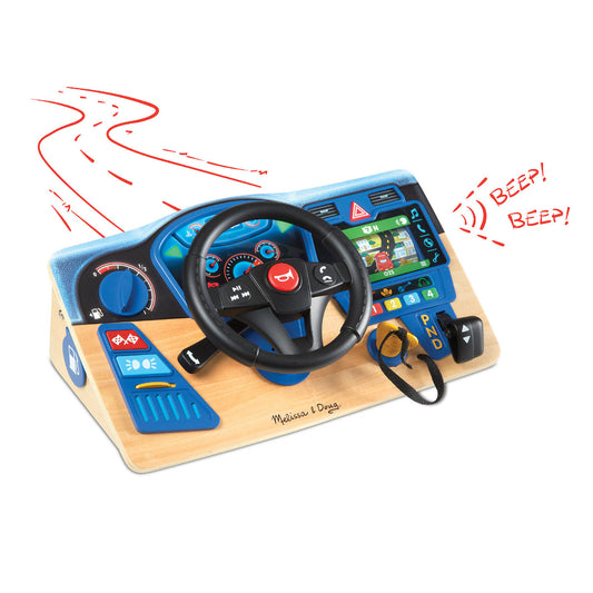Vroom Zoom Wood Dashboard