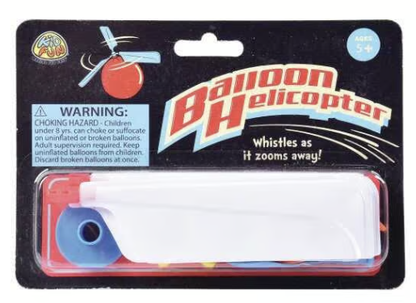Balloon Helicopter Playset
