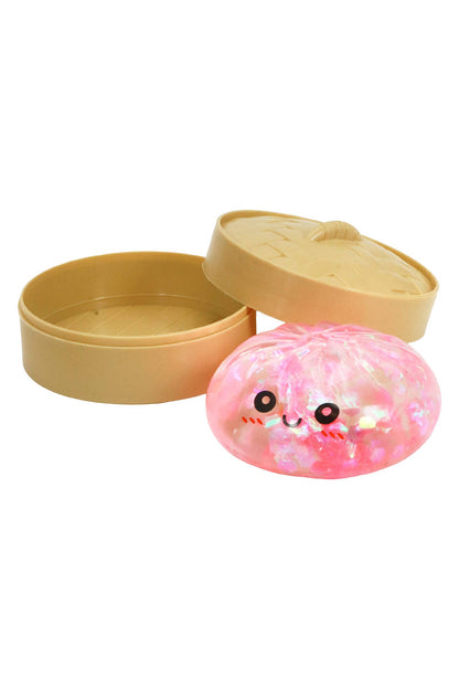 Flake Glitter Maltose Putty Bao Bun Dumpling Squishy Toy