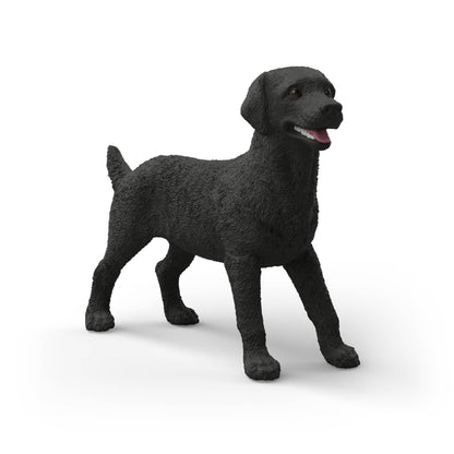 Black Labrador Retriever Female Animal Toy Figurine