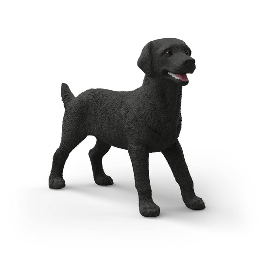 Black Labrador Retriever Female Animal Toy Figurine