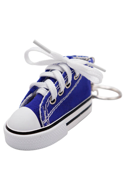 Canvas Rubber Sole Sneakers Key Chain