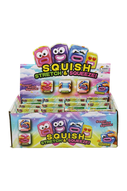 Emoticon Face Clear Cube Maltos Squishy