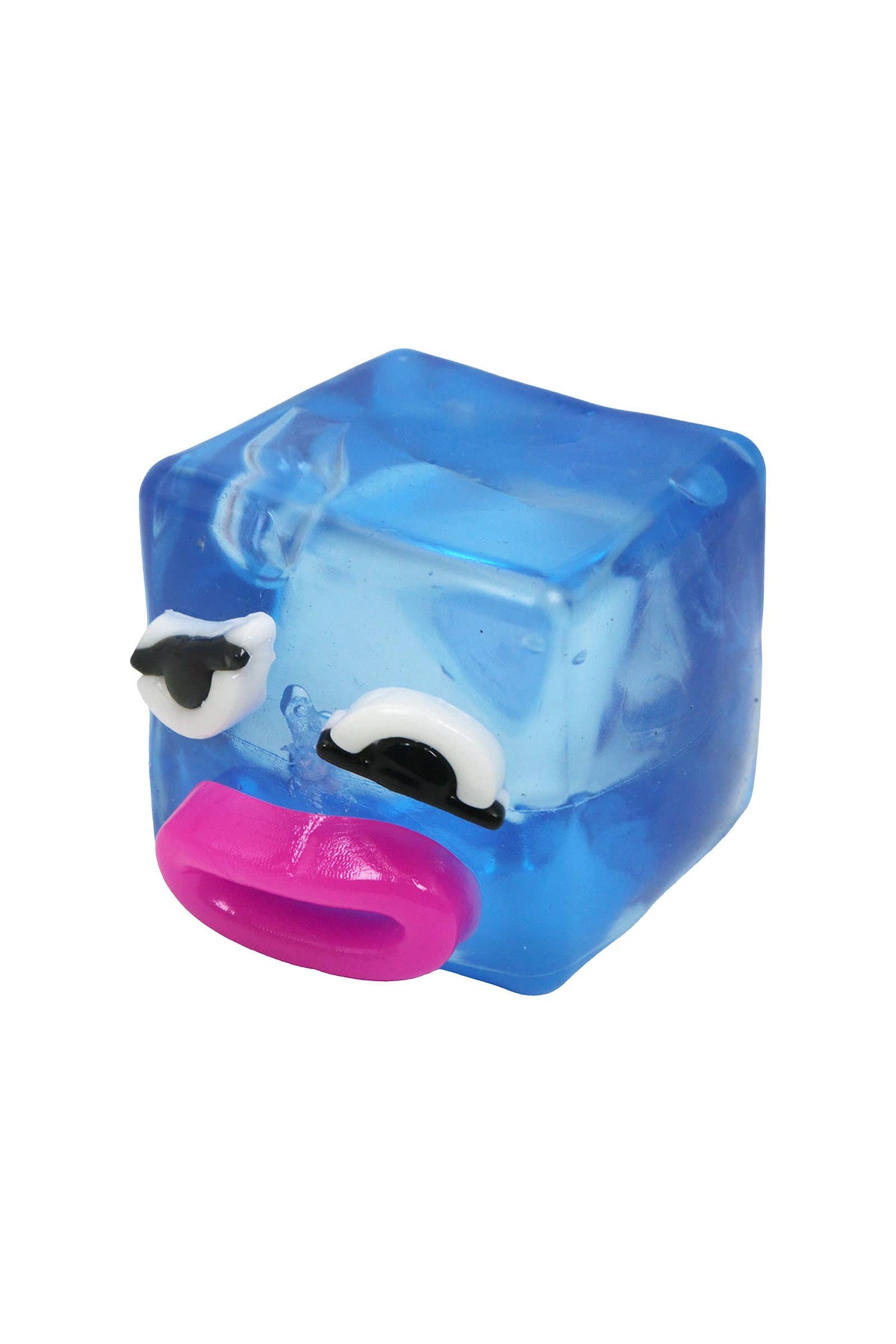 Emoticon Face Clear Cube Maltos Squishy