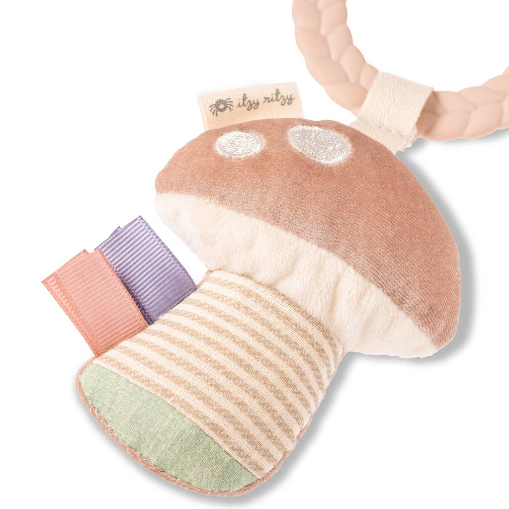 Bitzy Busy Ring™ Teething Activity Toy: High Contrast