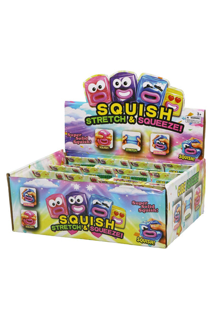 Emoticon Face Clear Cube Maltos Squishy