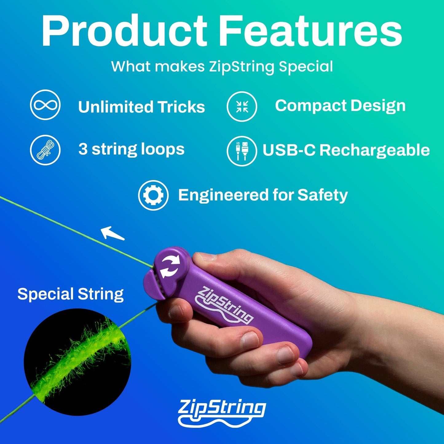 The Original ZipString Try Me Box: Rock'it Red