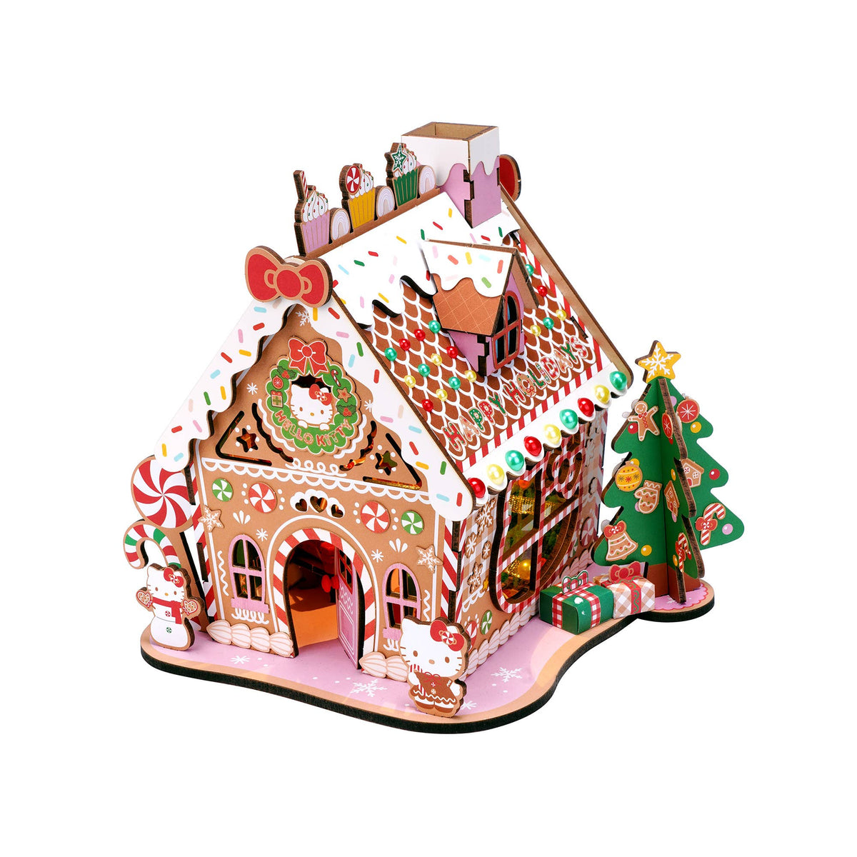 Hello Kitty® Gingerbread House - DIY Miniature House Kit
