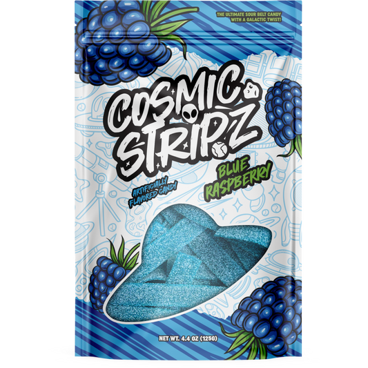 Cosmic Stripz Blue Raspberry 4.4 oz