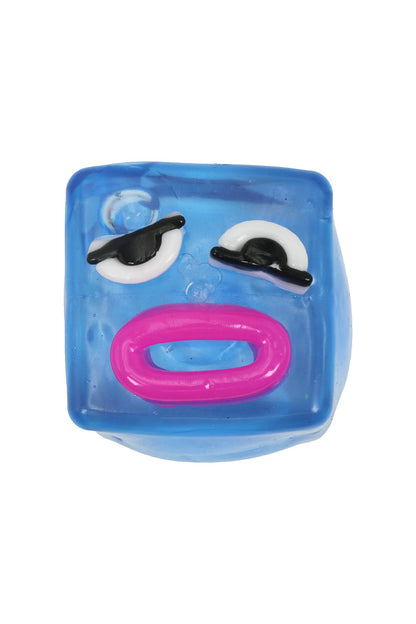 Emoticon Face Clear Cube Maltos Squishy