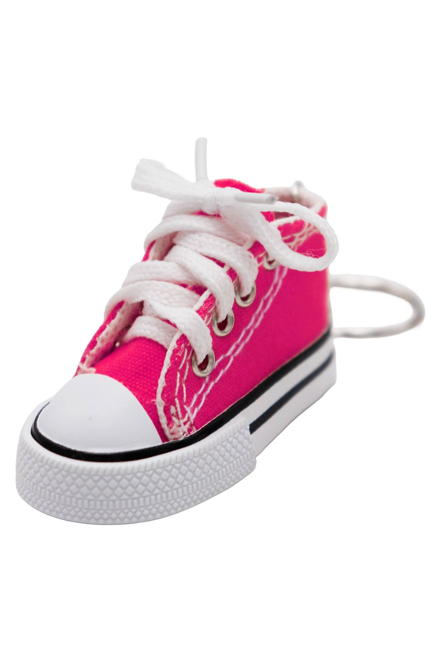 Canvas Rubber Sole Sneakers Key Chain