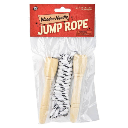 JUMP ROPE WOODEN HANDLE 7 FT