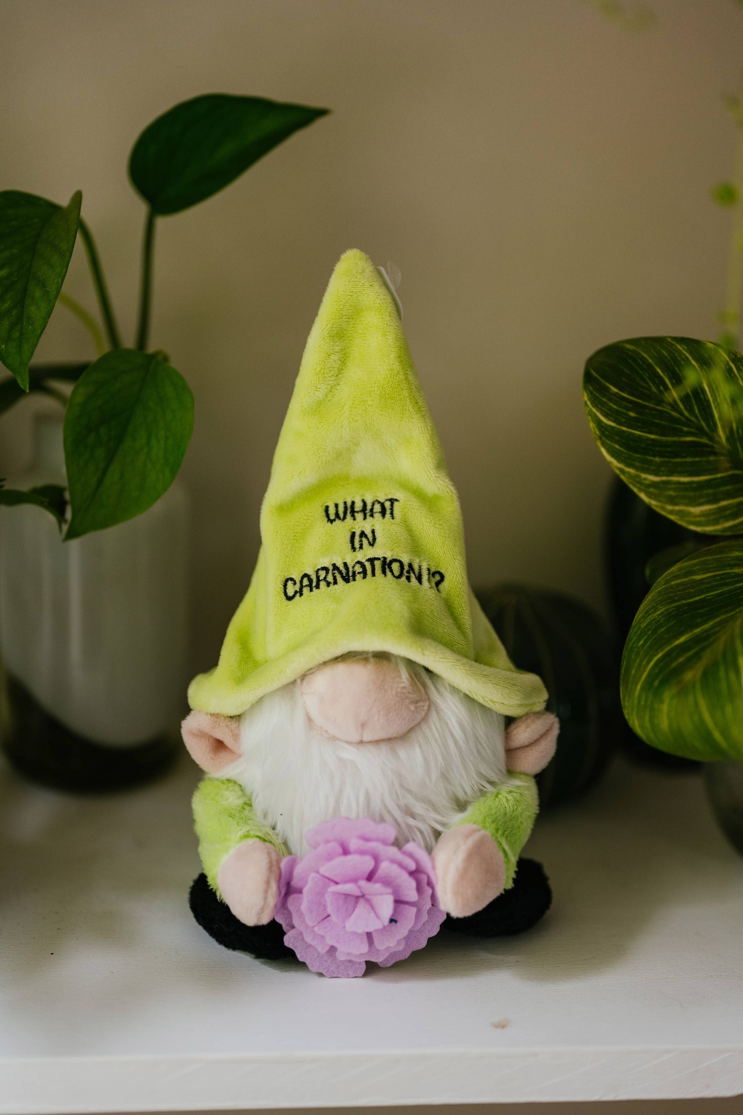 Gnome Plush  What In Carnation  Soft Toy Funny Cute Gift