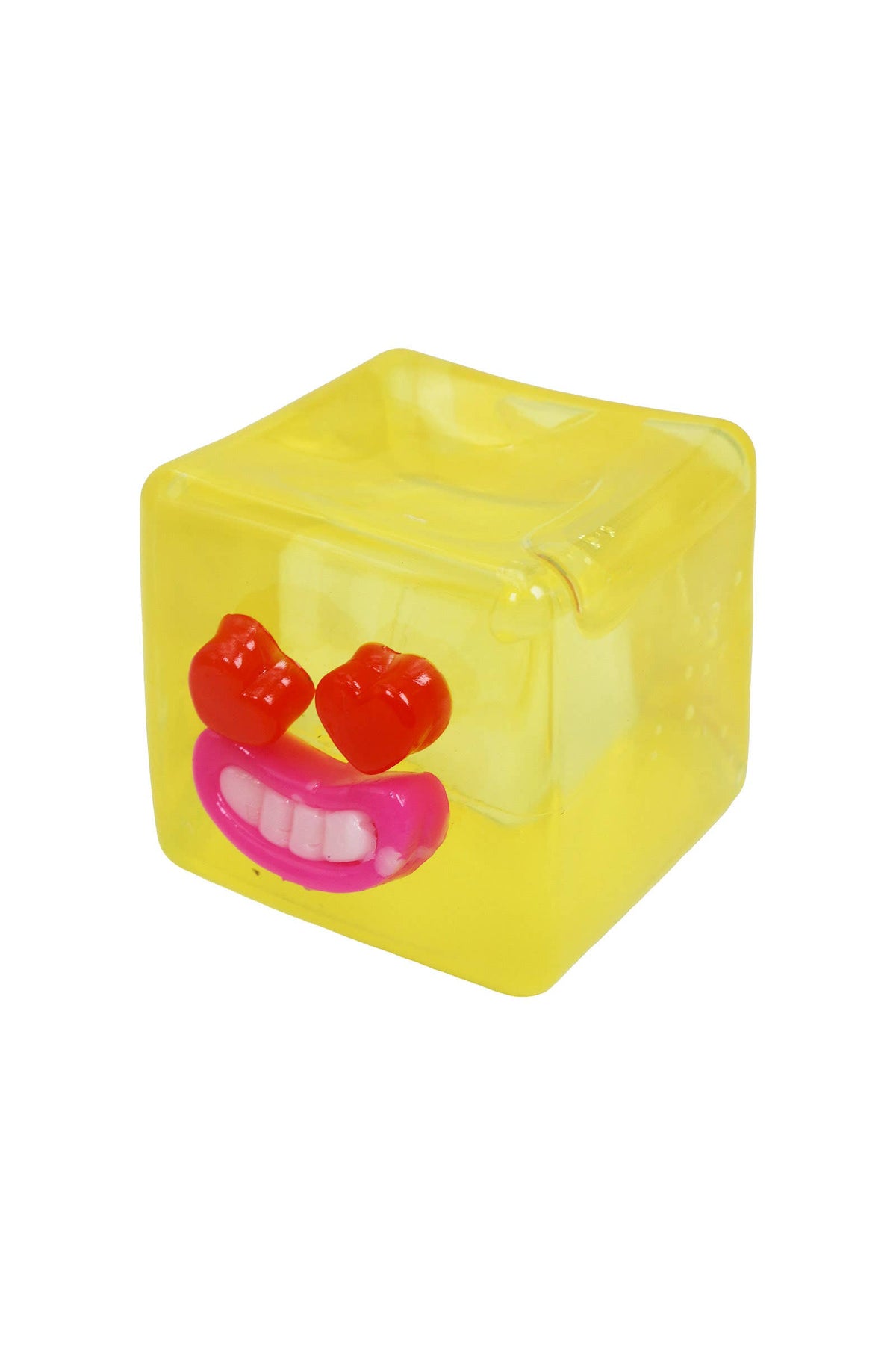 Emoticon Face Clear Cube Maltos Squishy