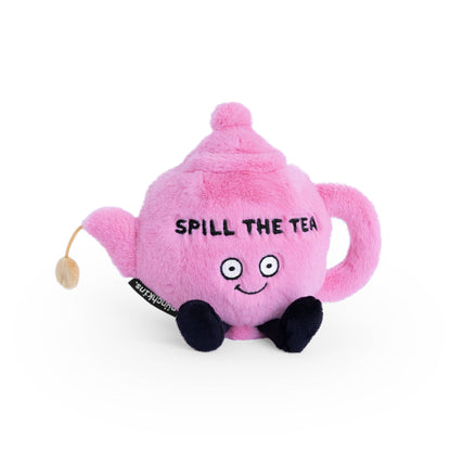 Spill The Tea Plushie Soft Cuddly Teapot Toy Funny Cute
