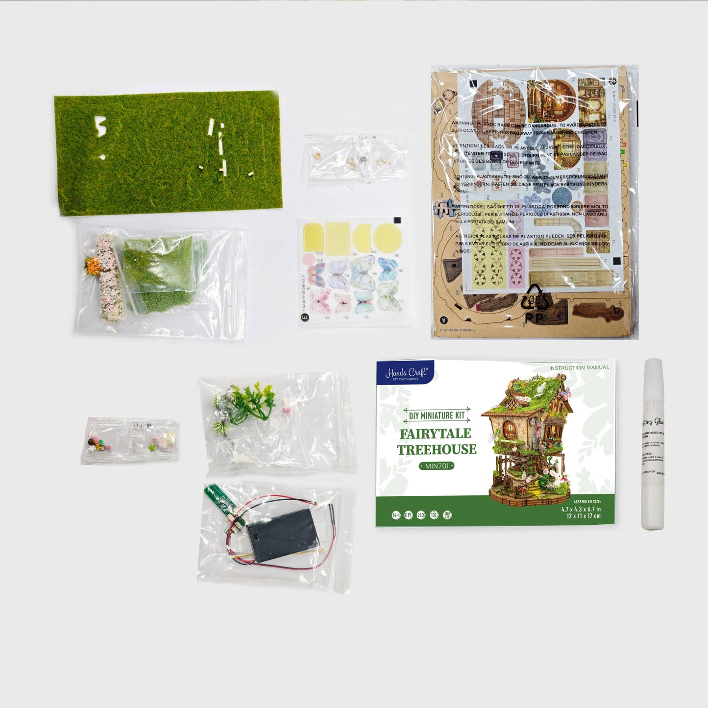 DIY Miniature House Kit: Fairytale Treehouse
