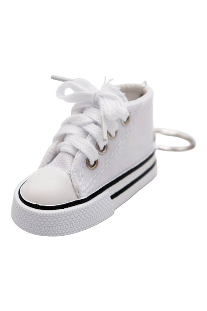 Canvas Rubber Sole Sneakers Key Chain