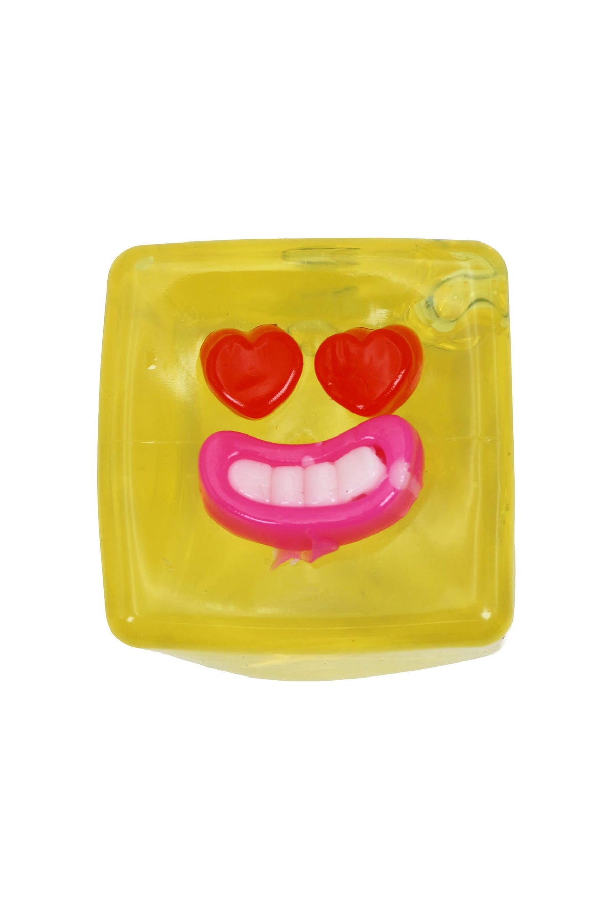 Emoticon Face Clear Cube Maltos Squishy