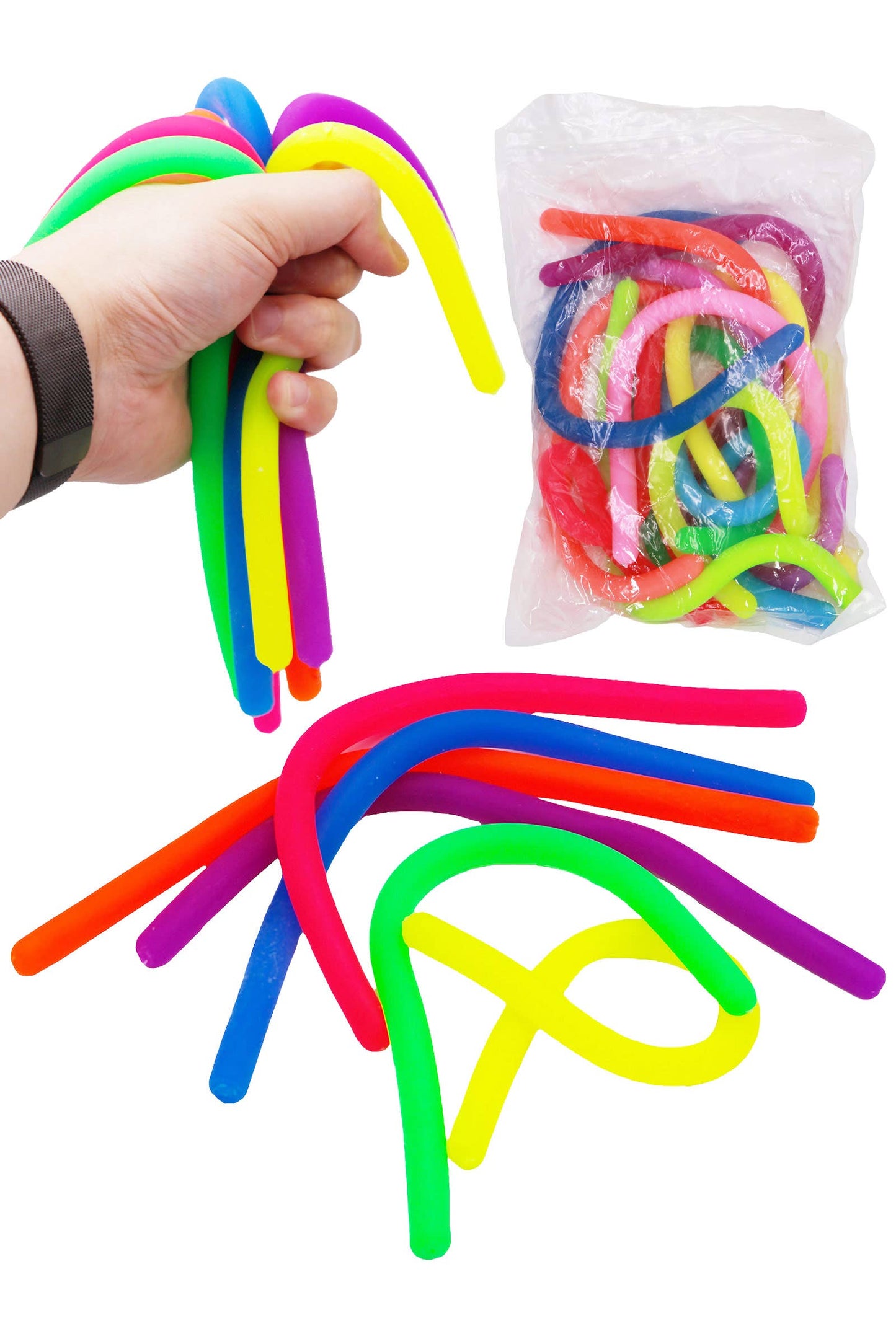 Thick Stretch Pull Squishy Monkey Noodle