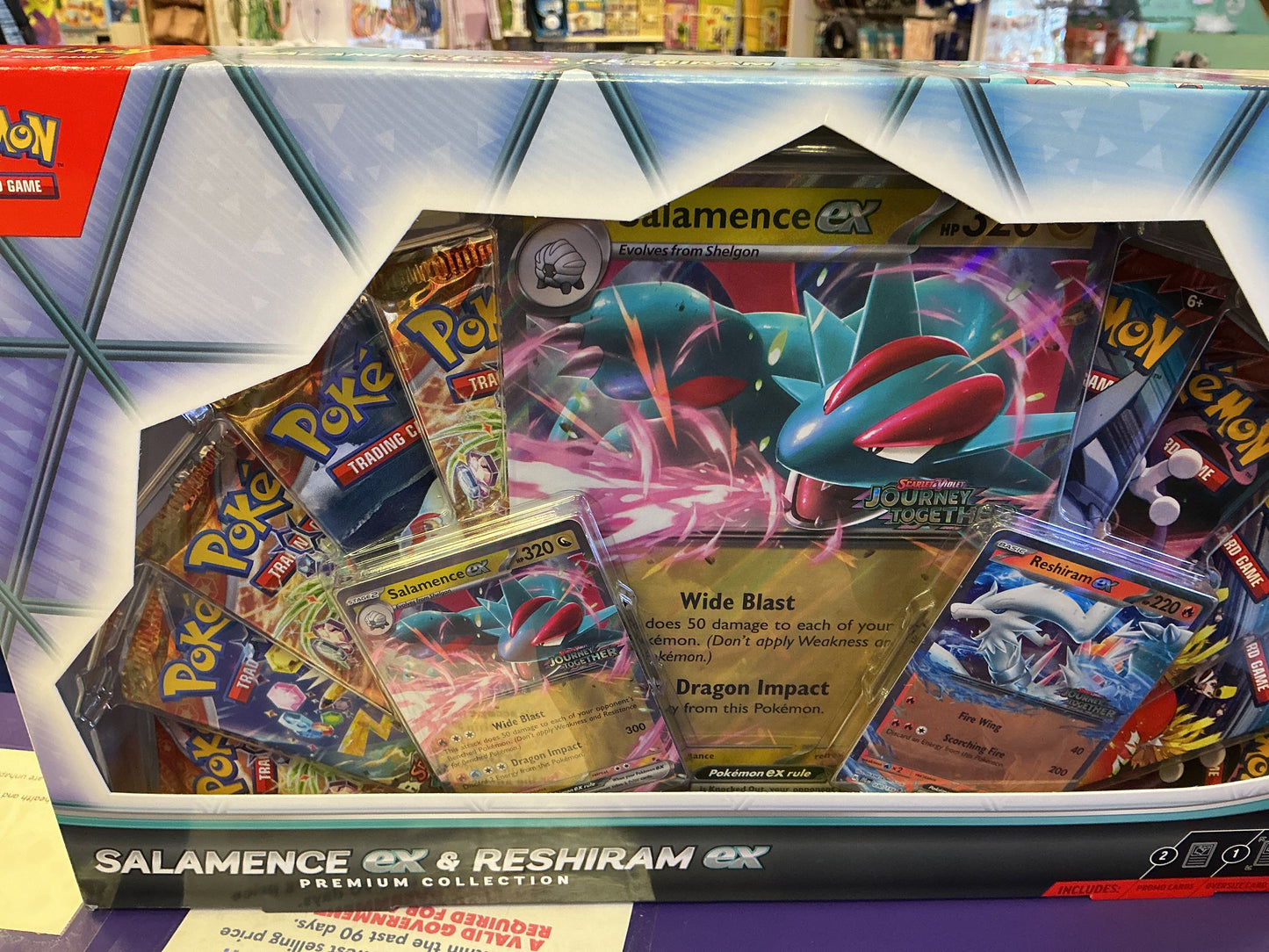 Pokémon Salamence ex & Reshiram Premium Collection