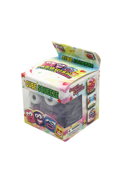 Emoticon Face Clear Cube Maltos Squishy