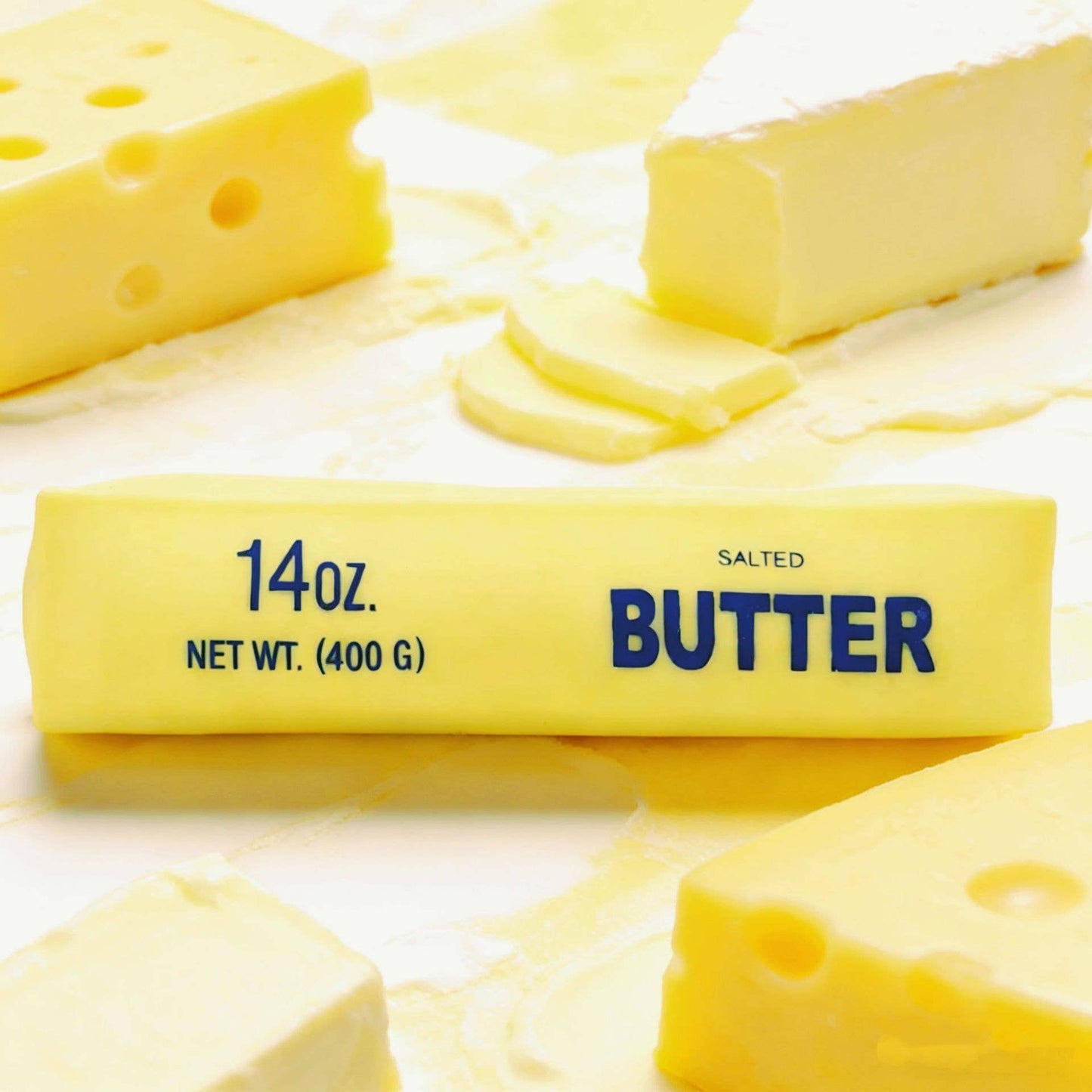 24cm large Butter Stick Squishy Toy Slow Rising Fidget Toy